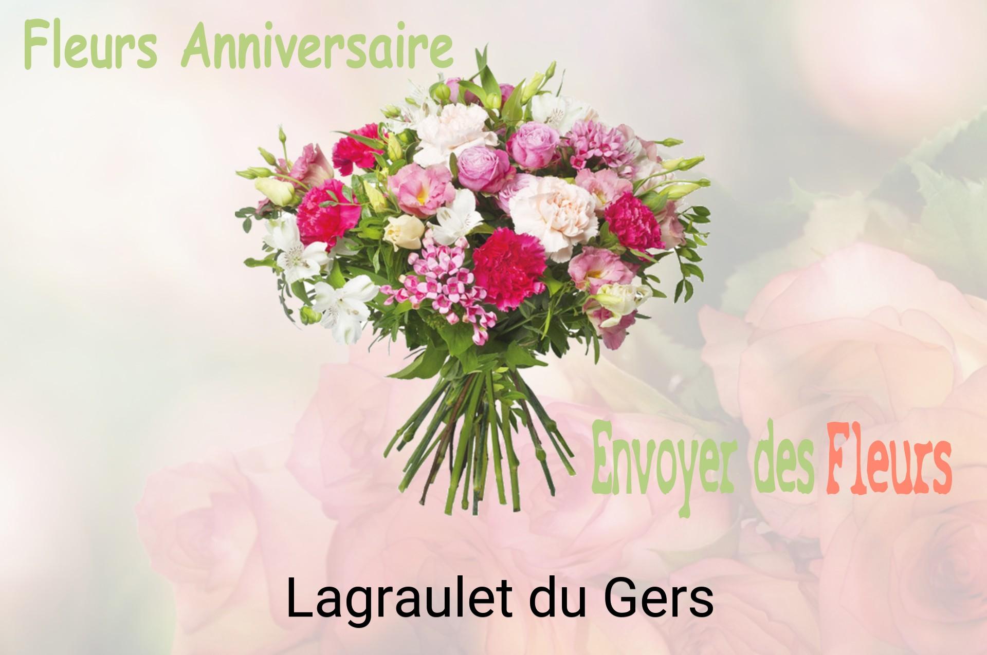 Bouquet de fleurs d’anniversaire livré à Lagraulet-du-Gers